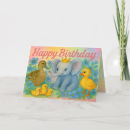 Remerciements Carte d'anniversaire pour enfant - Fournitures de 