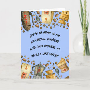 Remerciements Carte d'anniversaire pour la conception de café po