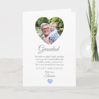 Remerciements Carte d'anniversaire Sweet Grandad de Toddler