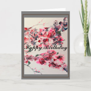 Remerciements Carte de Cherry Blossom