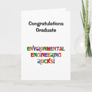 Remerciements Carte de fin d'études d'ingénierie environnemental