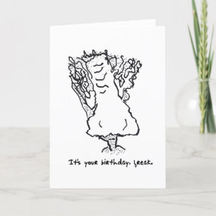 Remerciements Carte de freak d'anniversaire amusante 1-26-23