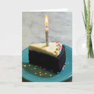 Remerciements Carte de gâteau d'anniversaire fantaisiste