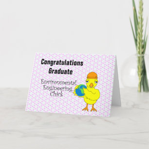 Remerciements Carte de graduation en génie de l'environnement