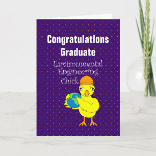 Remerciements Carte de graduation en génie de l'environnement