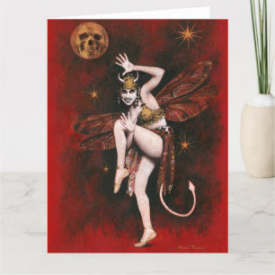Remerciements Carte de Grande Greetings de Vintage Dancing