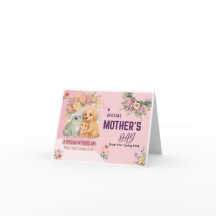 Carte de la fête des mères grenouille mignonne chi