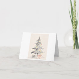 Remerciements Carte de Noël