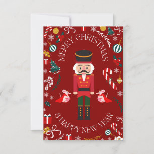 Remerciements Carte de Noël Casse-Noisette