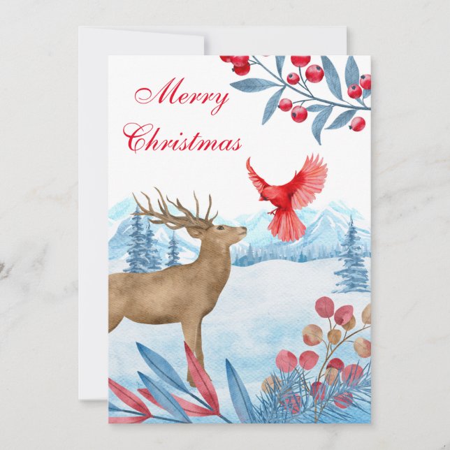Remerciements Carte de Noël drôle et joyeuse (Devant)