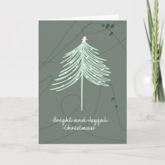Remerciements Carte de Noël / Nouvel An Moderne Boho