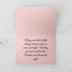 Remerciements Carte de Noël Winter Wonderland