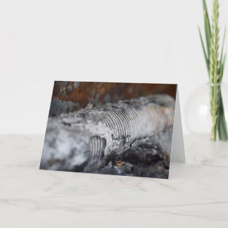 Remerciements Carte de note "Burning"