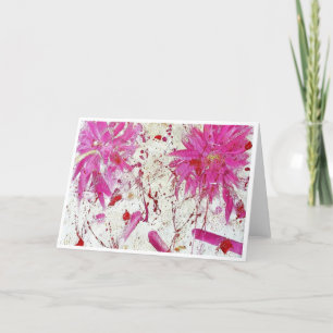 Remerciements Carte de note Fleurs sauvages<Blank Inside>