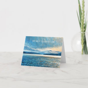 Remerciements Carte de note Great Sacandaga - aquarelle