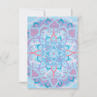 Remerciements Carte de note Mandala