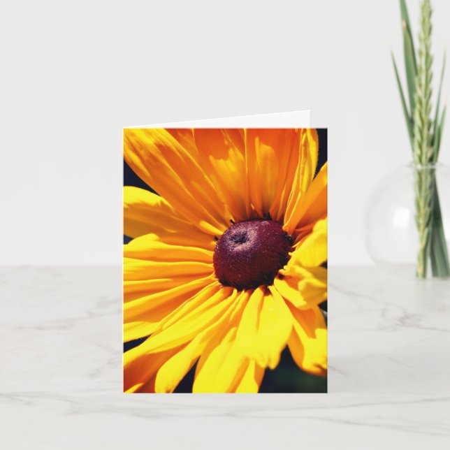 Remerciements Carte de note personnalisable Black Eyed Susan Flo (Devant)