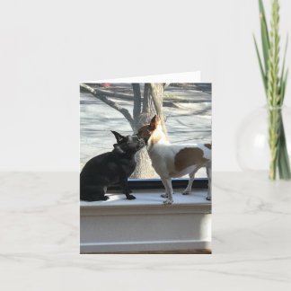 Remerciements carte de note vierge