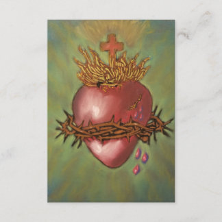 Remerciements Carte de prière Novena au Sacré Coeur de Jésus
