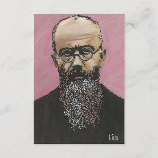 Remerciements Carte de prière St. Maximilian Kolbe