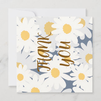 Remerciements Carte de remerciement à motif floral Sweet Daisy