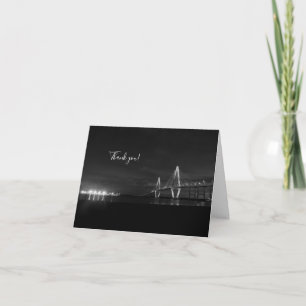 Remerciements Carte de remerciement Arthur Ravenel Night Pano Gr