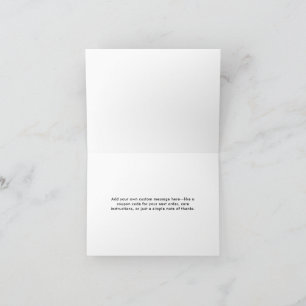 Remerciements Carte de remerciement avec logo de l'entreprise si