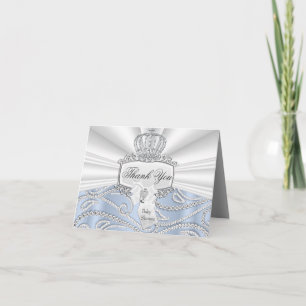 Remerciements Carte de remerciement Baby Shower Little Prince Di