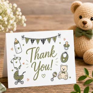 Remerciements Carte de remerciement Burgers Babies BBQ