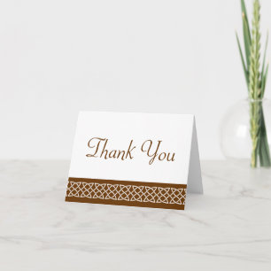 Remerciements Carte de remerciement Cœur Tissé Celtique au Choco