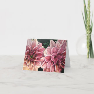 Remerciements Carte de remerciement Dahlia