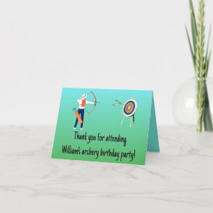 Remerciements Carte de remerciement d'anniversaire pour enfants 
