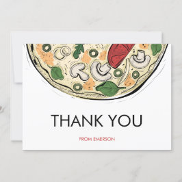 Remerciements Carte de remerciement d'anniversaire pour une fête