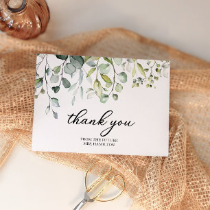 Remerciements Carte de remerciement de baby shower de mariage av