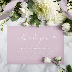 Remerciements Carte de remerciement de condoléances funéraires m