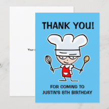 Carte de remerciement de fête d'anniversaire de pâ