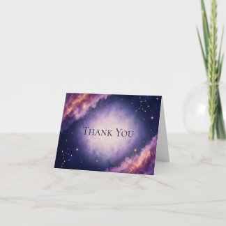 Remerciements Carte de remerciement de fin d'études céleste | Aq
