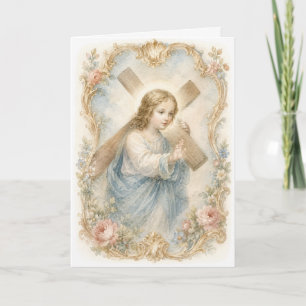 Remerciements Carte de remerciement de l'Enfant Jésus catholique
