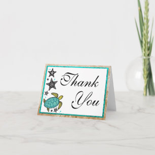 Remerciements Carte de remerciement de mariage fantaisiste sur l