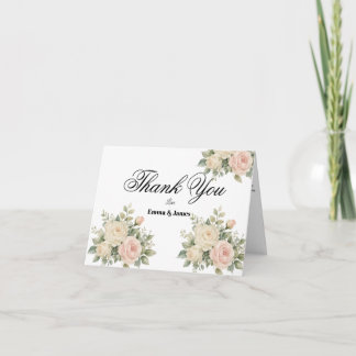 Remerciements Carte de remerciement de mariage minimaliste Eucal