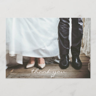 Remerciements Carte de remerciement de mariage personnalisée 5'