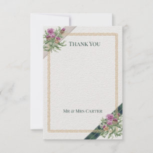 Remerciements Carte de remerciement de mariage personnalisée Tar