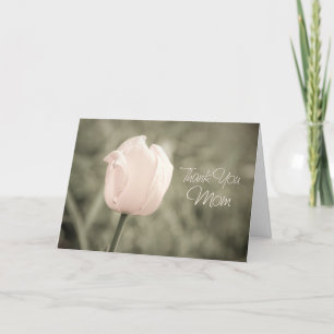 Remerciements Carte de remerciement de mariage pour maman Tulipe
