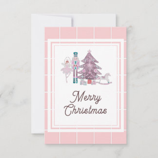Remerciements Carte de remerciement de Noël photo Casse-Noisette