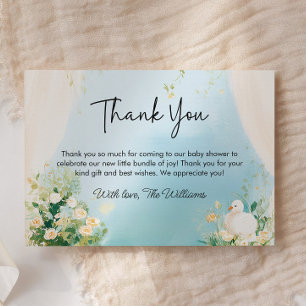 Remerciements Carte de remerciement élégante pour Baby Shower Cy