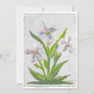 Remerciements Carte de remerciement florale 