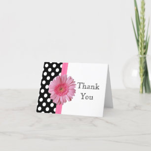 Remerciements Carte de remerciement jolie marguerite de Gerber r