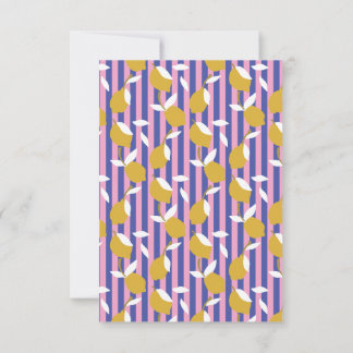 Remerciements Carte de remerciement Love Lemonade Flat