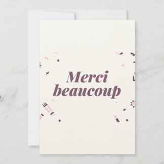 Remerciements carte de remerciement mariage