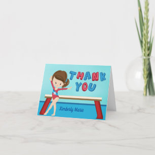 Remerciements Carte de remerciement personnalisée pour fille de 